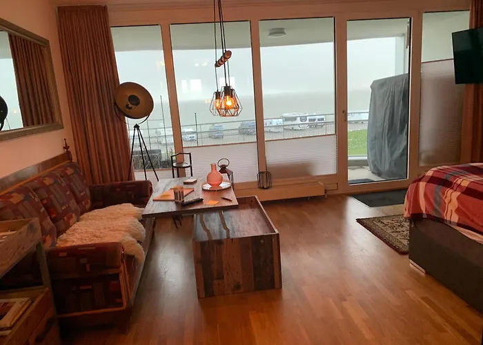 公寓 Romantik Am - Mit Loggia - Direktzugang Zum 威廉港